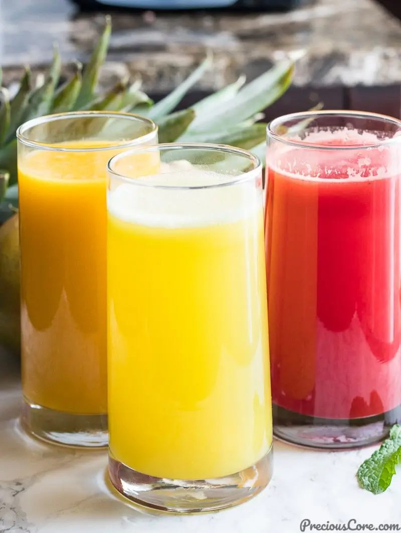 3 HEALTHY JUICE RECIPES (VIDEO)