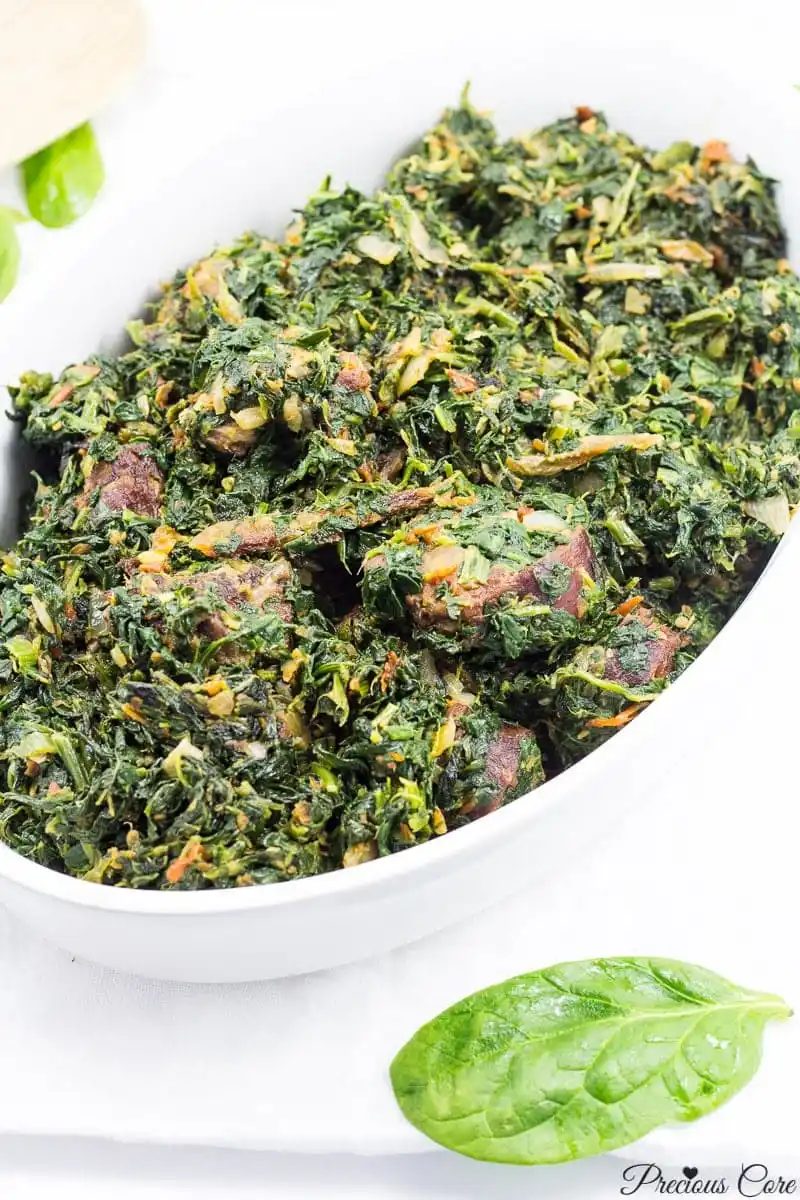 African Stewed Spinach