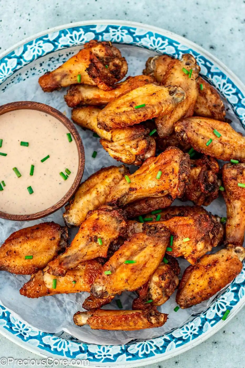 Baked Dry Rub Chicken Wings