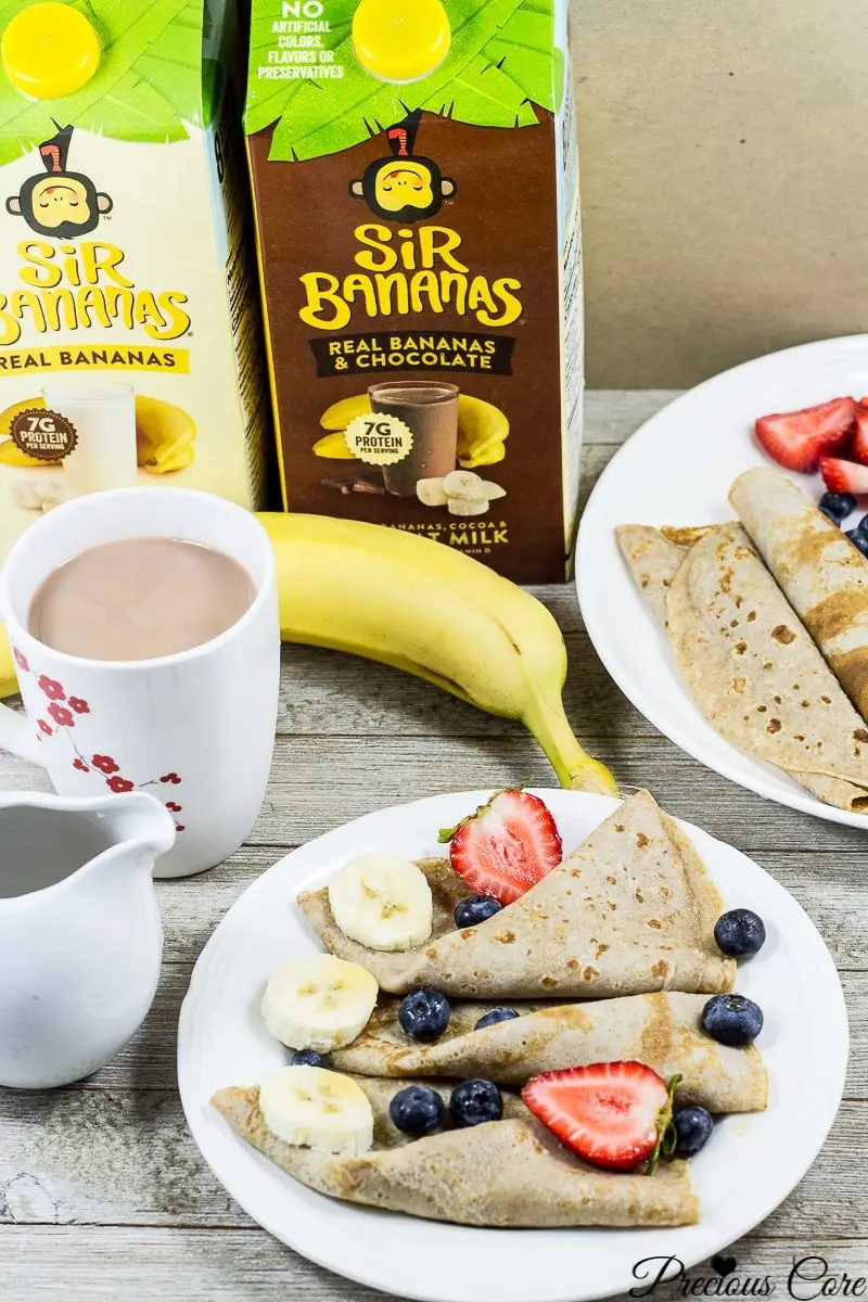 BANANA CREPES – HEALTHY BREAKFAST
