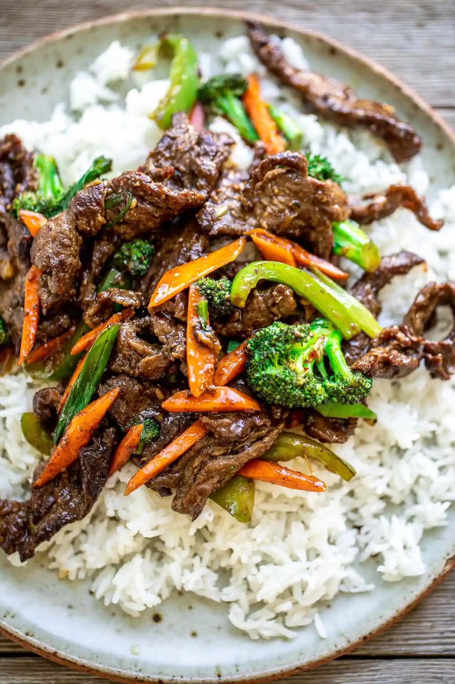 Vegetable Stir Fry and Beef