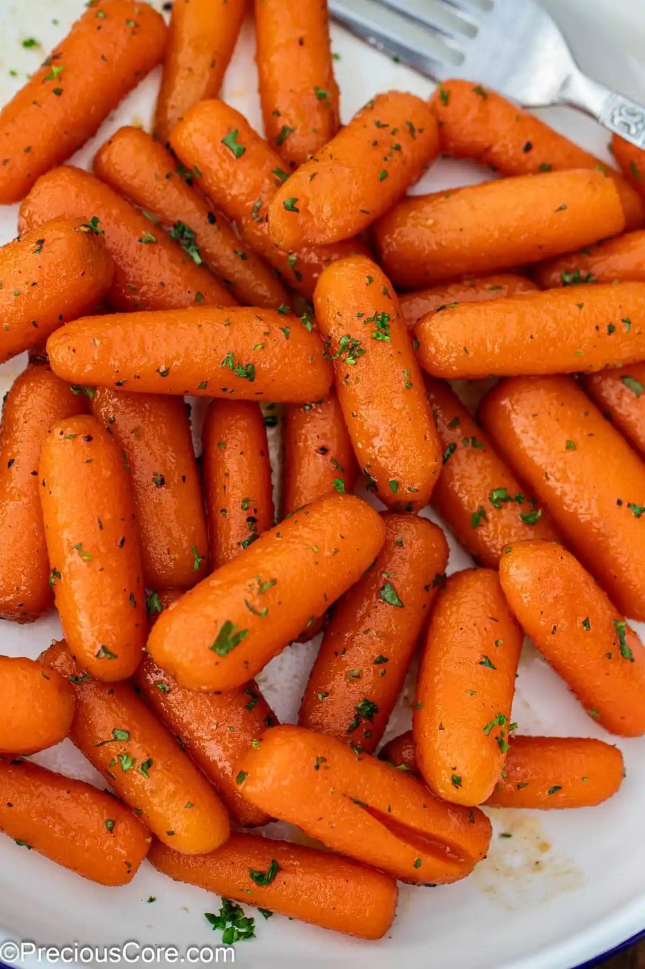 Brown Sugar Honey Glazed Carrots