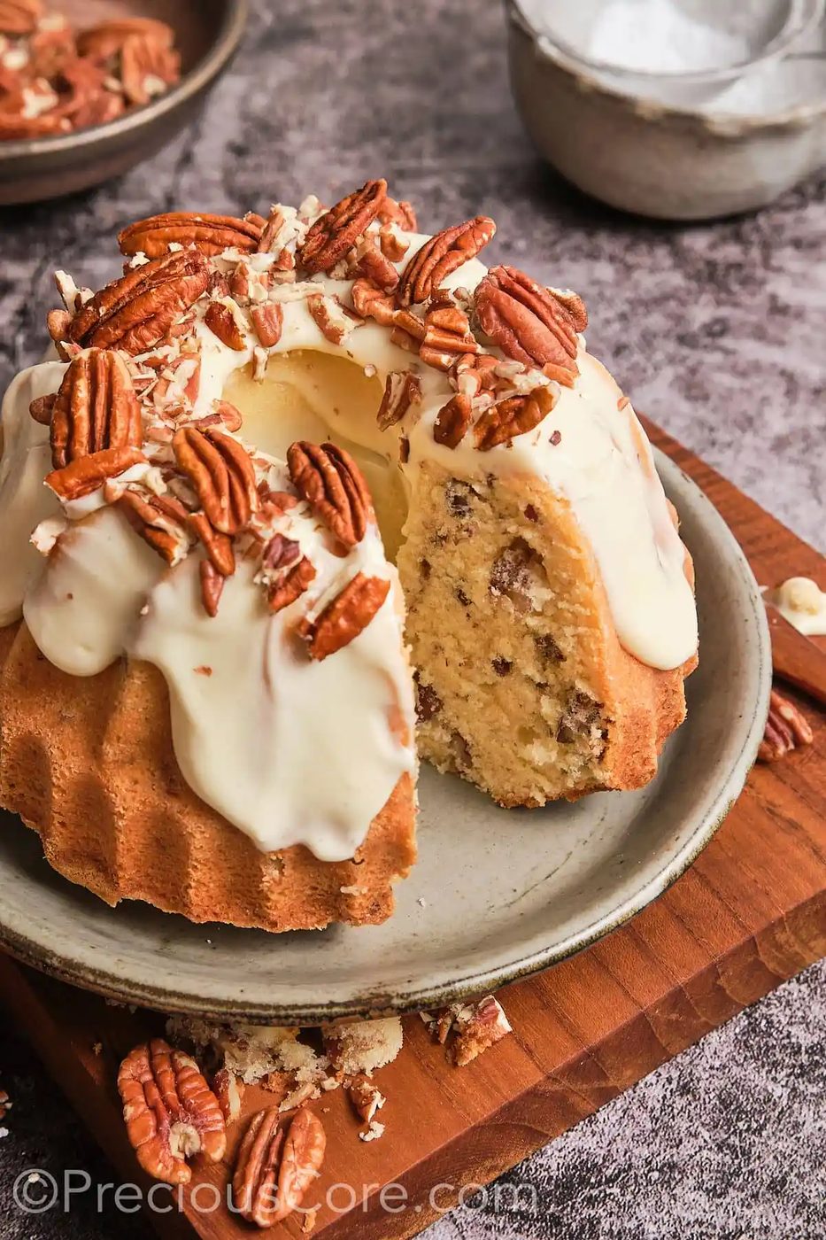 Butter Pecan Pound Cake