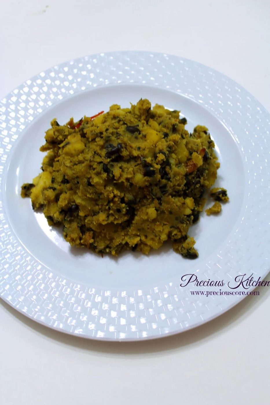 CAMEROONIAN MASHED POTATOES AND BEANS