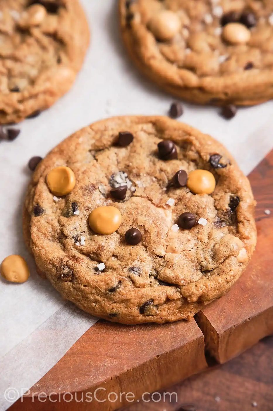 Chocolate Chip Butterscotch Chip Cookies