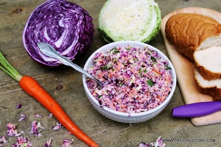 EASIEST, MOST DELICIOUS COLESLAW SALAD