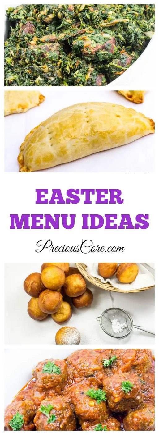 EASTER MENU IDEAS