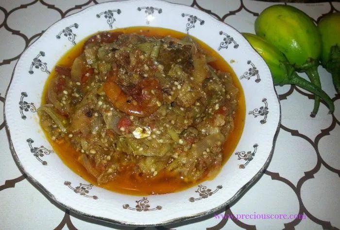 GARDEN EGG- NJAKATU STEW