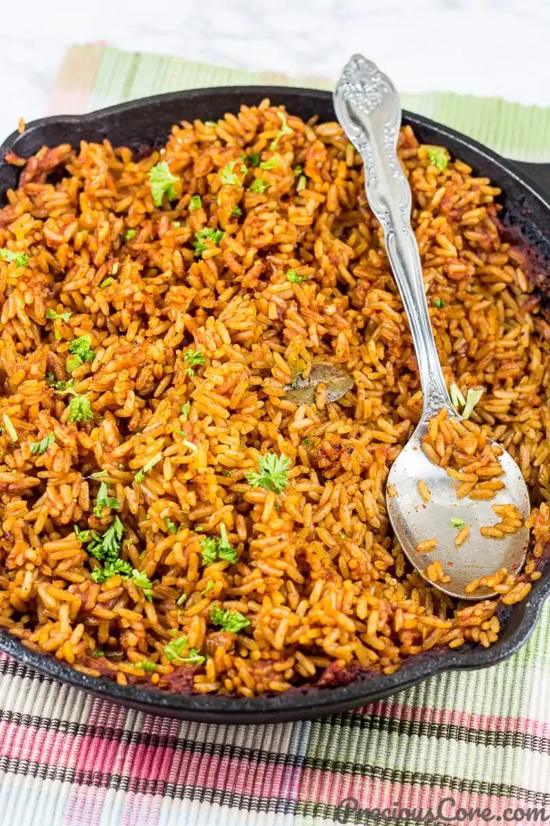 HOW TO COOK JOLLOF RICE IN THE OVEN