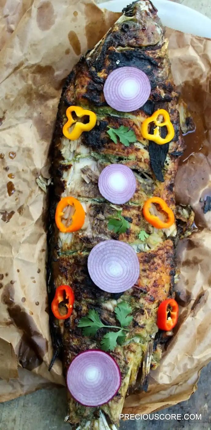 HOW TO GRILL A BIG FISH