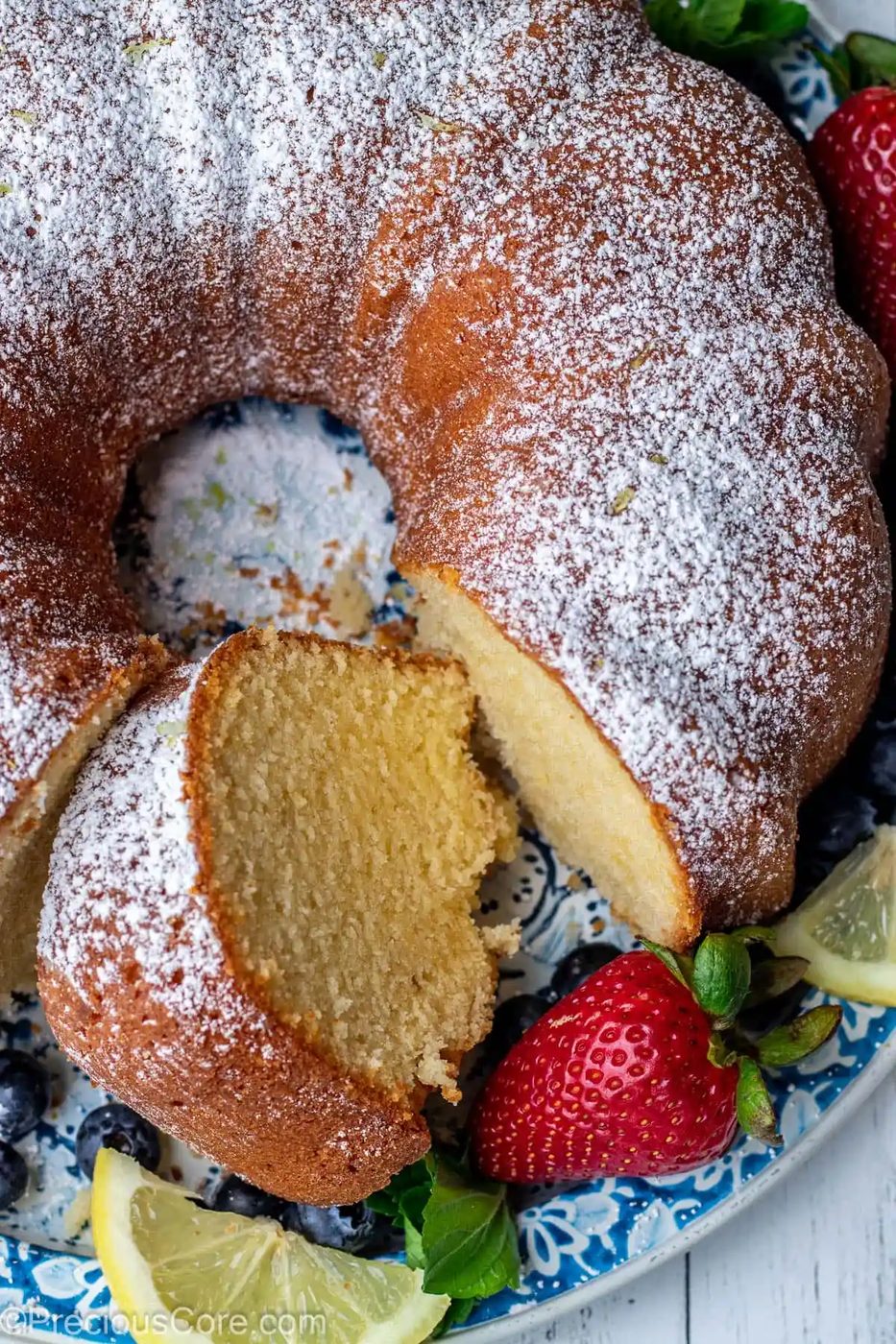 Southern Lemon Pound Cake
