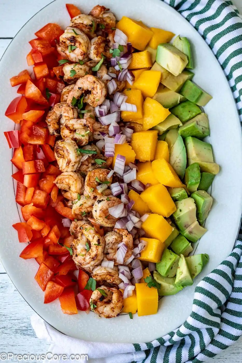 Mango Shrimp Salad