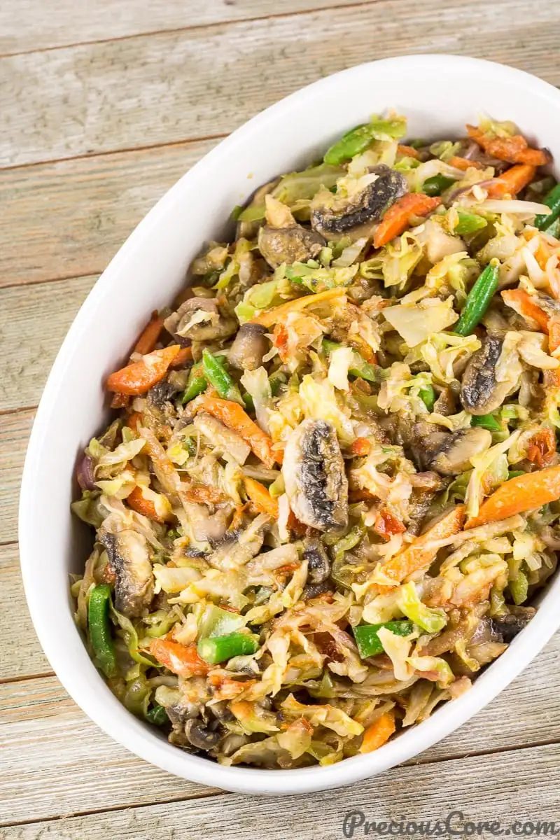 MIXED VEGETABLES WITH CABBAGE – AFRICAN VEGAN