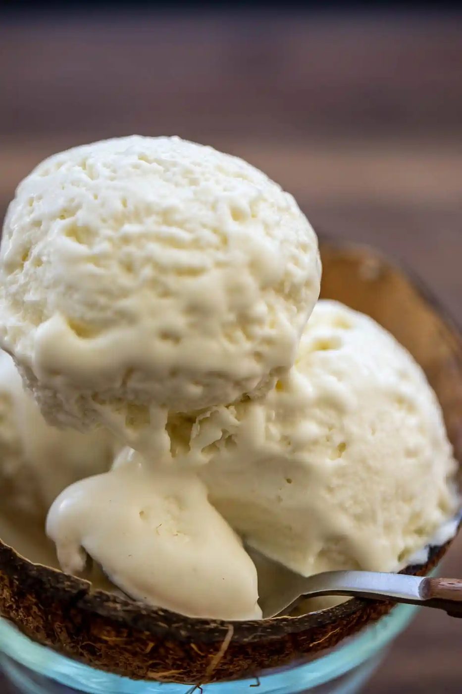 No Churn Coconut Ice Cream