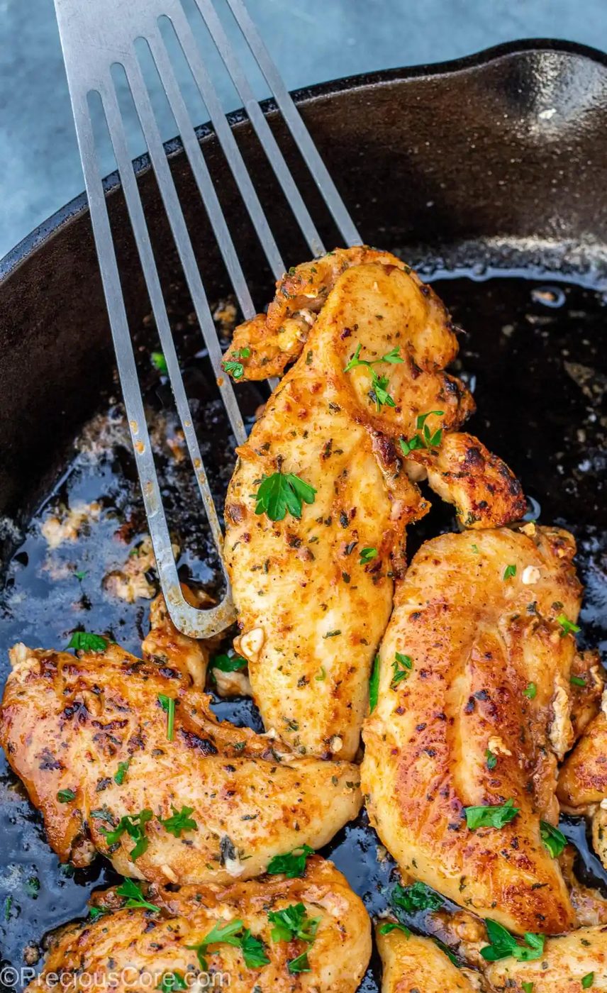 Pan Seared Chicken Tenders