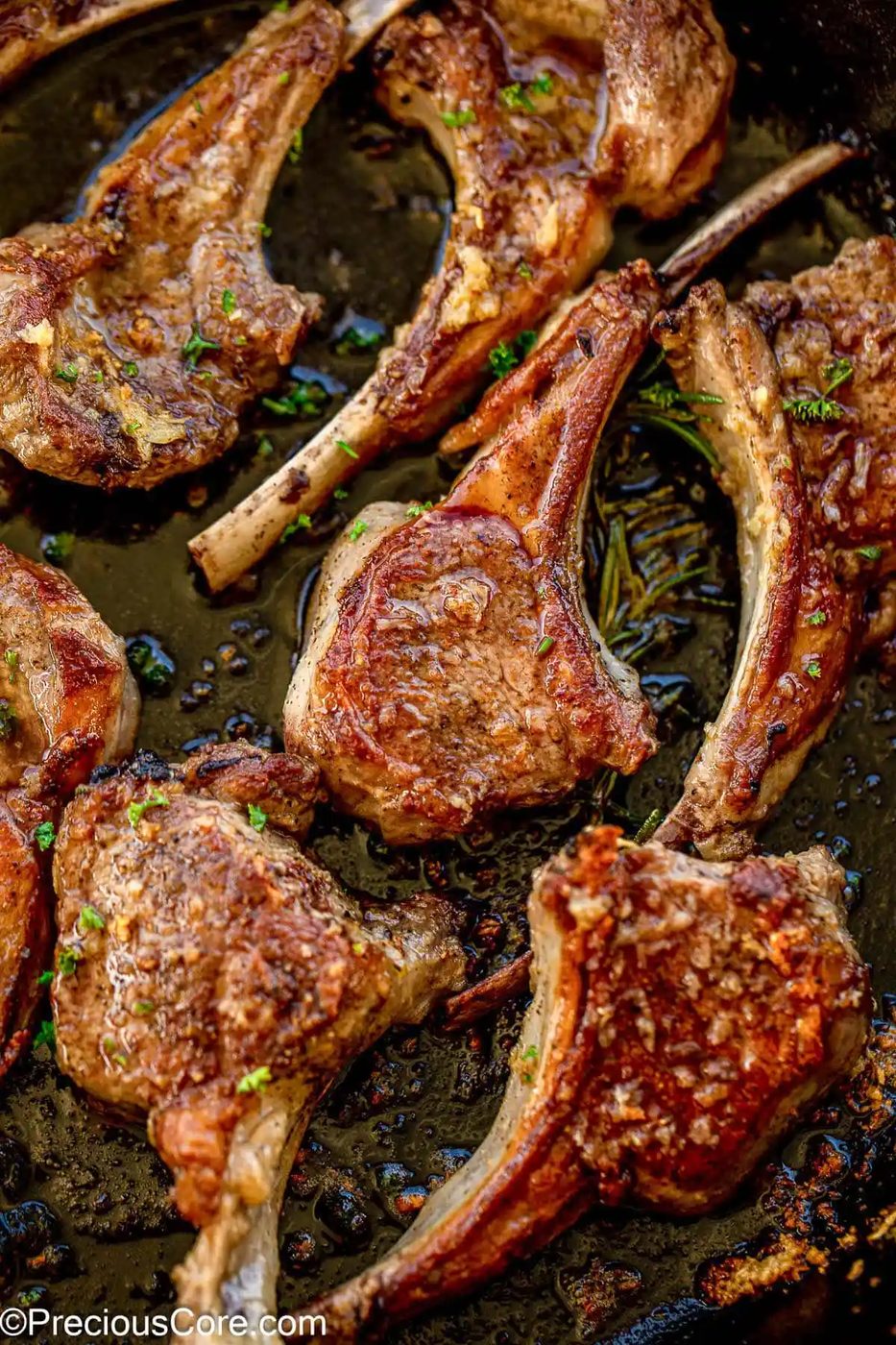 Pan Seared Lamb Chops