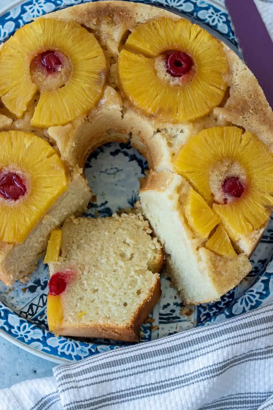 Pineapple Upside Down Pound Cake