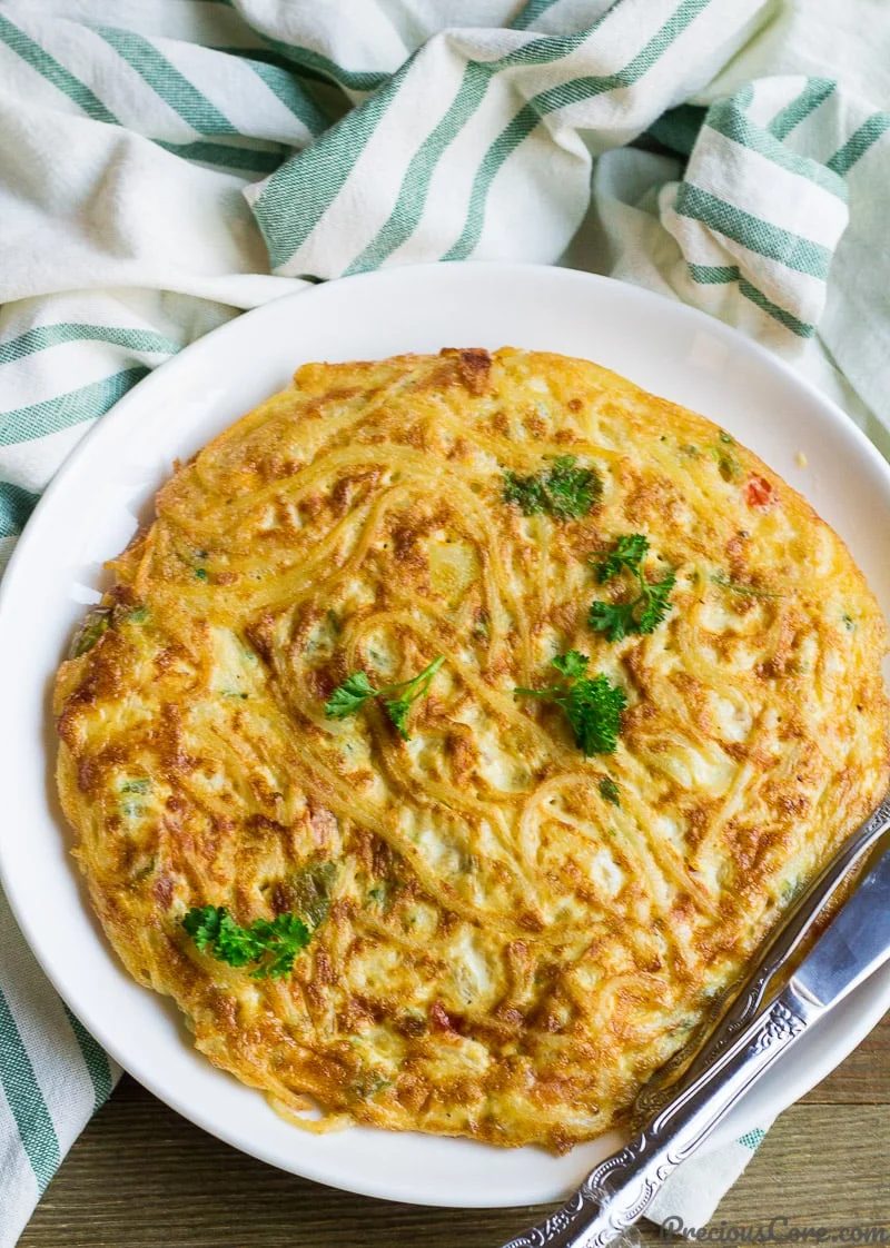 Spaghetti Omelette
