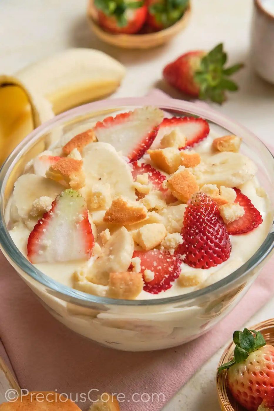 Strawberry Banana Pudding