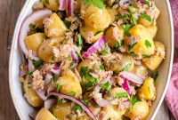 Italian Tuna and Potato Salad with Lemon Herb Dressing