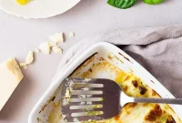 Pesto and Provolone Cannelloni Pasta Recipe for Dinner