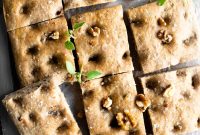 Walnut Focaccia Recipe: Crispy Olive Oil Bread with Walnuts