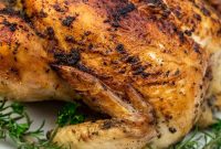 Herb-Roasted Chicken Recipe with Crispy Skin and Aromatic Herbs