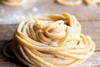 Homemade Tonnarelli (Spaghetti alla Chitarra) Recipe