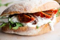 Amalfi-Style Burrata and Anchovy Sandwich Recipe