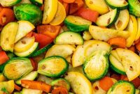 Crispy Sautéed Vegetables with Garlic and Herbs Recipe