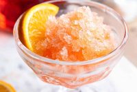 Aperol Spritz Granita Recipe — Refreshing Frozen Cocktail Dessert