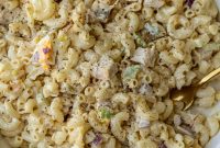 Creamy Chicken Macaroni Salad Recipe for Picnics & Potlucks