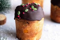 Cherry Chocolate Mini Panettone Ice Cream Sandwiches