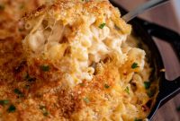 Creamy Three-Cheese Macaroni Bake: Ultimate Comfort Pasta