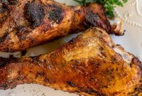 Crispy Oven-Baked Turkey Drumsticks with Herb Rub
