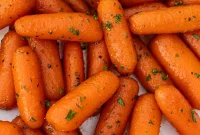 Brown Sugar and Honey Glazed Roasted Carrots