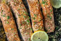 Pan-Seared Lemon Butter Salmon with Garlic and Herbs