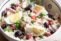 Italian Rice Salad with Tuna, Peppers & Olives — Authentic Recipe