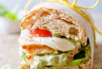 Grilled Chicken Pesto Ciabatta Sandwich Recipe