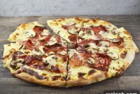 Speck & Mushroom Pizza with Melty Cheese Recipe