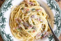 Spaghetti alla Molisana with Pancetta, Herbs & Chili
