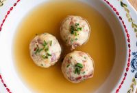 Canederli in Brodo: Italian Bread Dumplings in Savory Broth