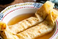 Cheese Crespelle in Broth Recipe: Italian Savory Crepes in Broth