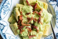 Creamy Zucchini Pasta with Stracchino Cheese