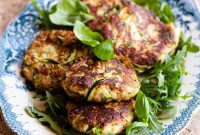 Smoked Scamorza Zucchini Patties Recipe