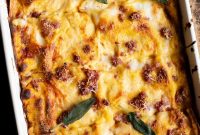 Butternut Squash, Sausage & Taleggio Lasagna Recipe