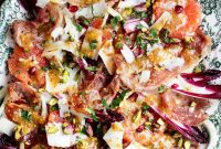 Blood Orange & Fennel Salad with Crispy Prosciutto for Holidays