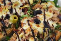 Mediterranean Tuna Melt Recipe with Sun-Dried Tomatoes & Feta