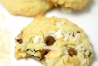Chewy Coconut Chocolate Chip Cookies Recipe