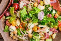 Classic Italian Chopped Salad Recipe with Fresh Herbs
